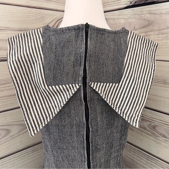 MODCLOTH Mata Traders Herringbone Collar Fit & Flare Dress - Picture 6 of 7